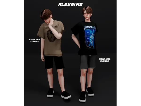 Alpha Your Idol Set by alexsims - The Sims 4 Custom Content