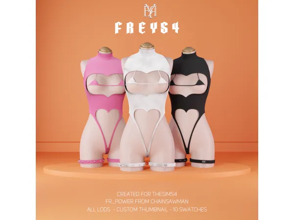 Alpha FR_Power from Chainsawman - The Sims 4 Custom Content