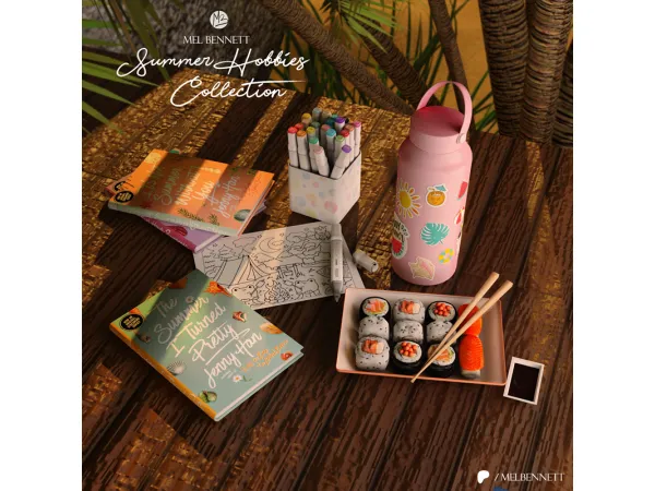 Mix Summer Hobbies Collection - The Sims 4 Custom Content