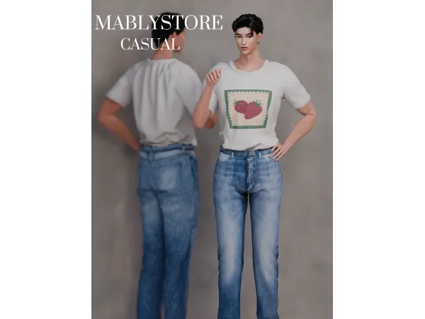 Alpha CASUAL by Mably - The Sims 4 Custom Content