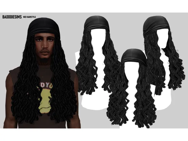 Alpha NEO HAIRSTYLE by BadddieSims - The Sims 4 Custom Content