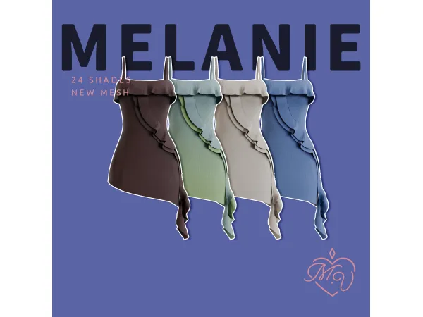 Maxis Match Melanie Dress by MissValentine - The Sims 4 Custom Content