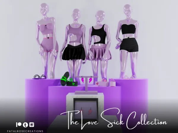 Mix The LoveSick Collection - The Sims 4 Custom Content