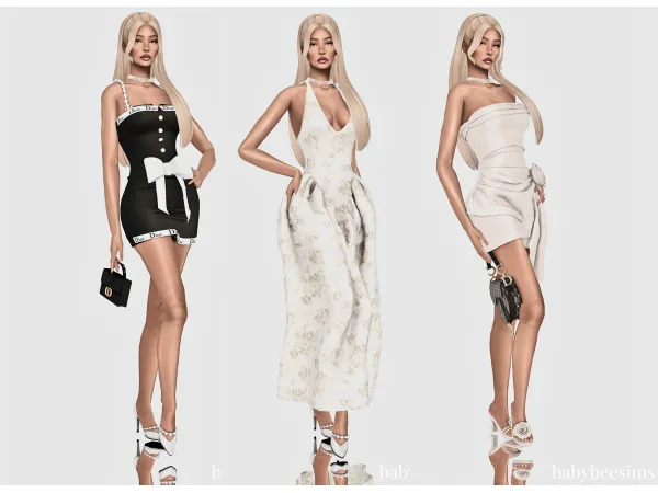 Mix High Tea Lookbook by babybeesims - The Sims 4 Custom Content