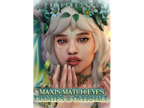 ALL MAXIS MATCH EYES completely overhauled and extended by pralinesims