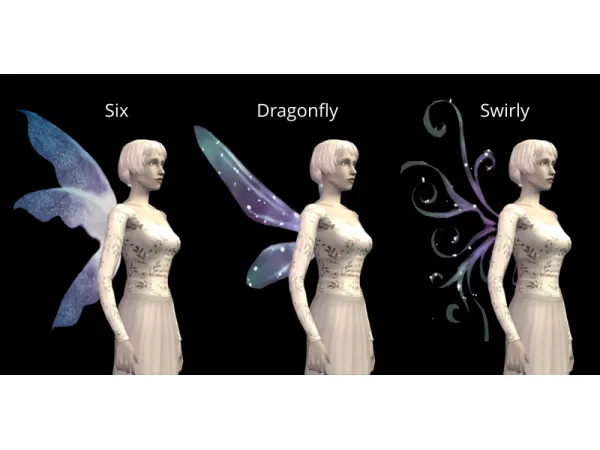 Sims 2 Alpha  CC: freezerbunny-sims2 |  3t2 Wings