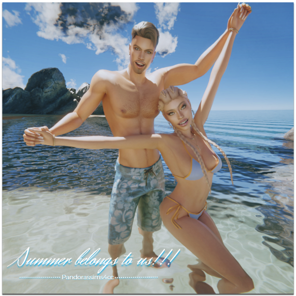 Maxis Match Summer belongs to us by pandorassims4cc - The Sims 4 Custom Content