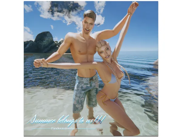 Maxis Match Summer belongs to us - The Sims 4 Custom Content