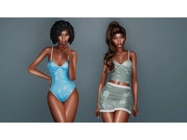 Alpha MAYLA SET by Belonka - The Sims 4 Custom Content