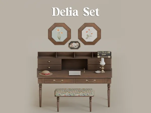 Alpha Delia Set by mechtasims - The Sims 4 Custom Content
