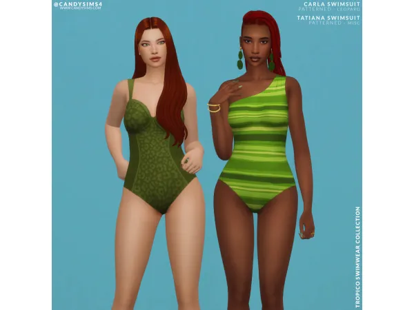 Maxis Match CARLATATIANA SWIMSUIT by candysims4 - The Sims 4 Custom Content