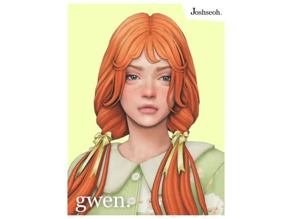 Maxis Match Gwen Hair Accessory by jo_se_oh - The Sims 4 Custom Content