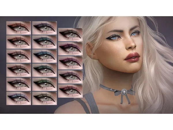 Alpha GLUCO EYESHADOW by Remussirion - The Sims 4 Custom Content