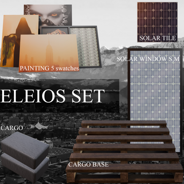 Alpha ELEIOS SET by simsfinds - The Sims 4 Custom Content