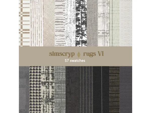 Alpha simscryp rugs VI by simscryp - The Sims 4 Custom Content