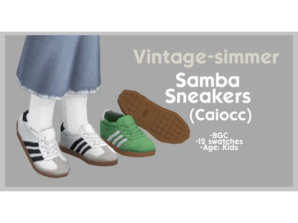 Maxis Match Maxis match shoes for Kids 3 simmer by vintage - The Sims 4 Custom Content