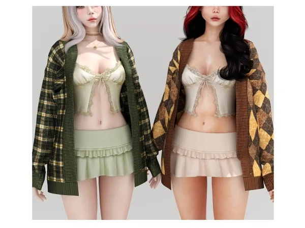 Mix Grunge Doll Mini Set u2671 - The Sims 4 Custom Content