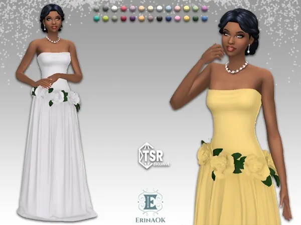 Mix ErinAOK Womens Gown 073025 - The Sims 4 Custom Content