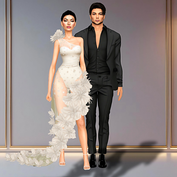 Alpha Adrien Versailles Aurélia Devane Red Carpet Couple by yolimi - The Sims 4 Custom Content