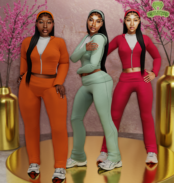 Alpha FitHER by simsfinds - The Sims 4 Custom Content