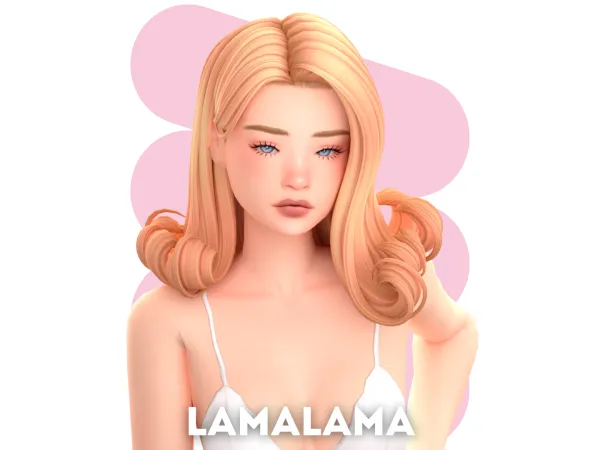 Maxis Match Hair Emma Frost - The Sims 4 Custom Content