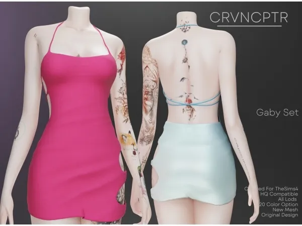 Alpha Gaby Set - The Sims 4 Custom Content