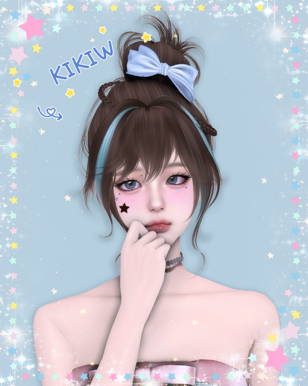 Alpha KIKIWSTUDIO HAIR 011 by simsfinds - The Sims 4 Custom Content