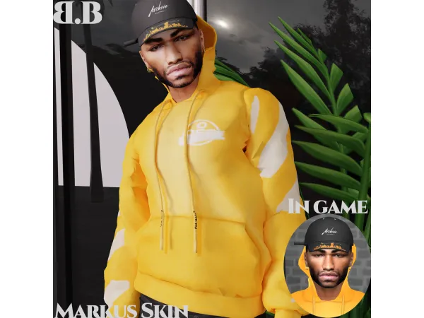 Alpha BB Markus by BottegaBby - The Sims 4 Custom Content