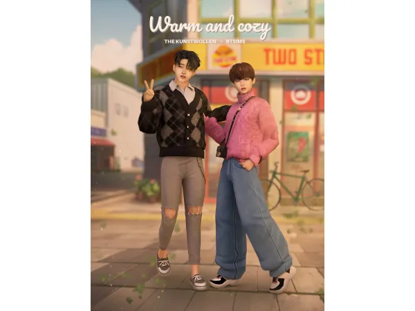 Maxis Match Warm and cozy collection - The Sims 4 Custom Content