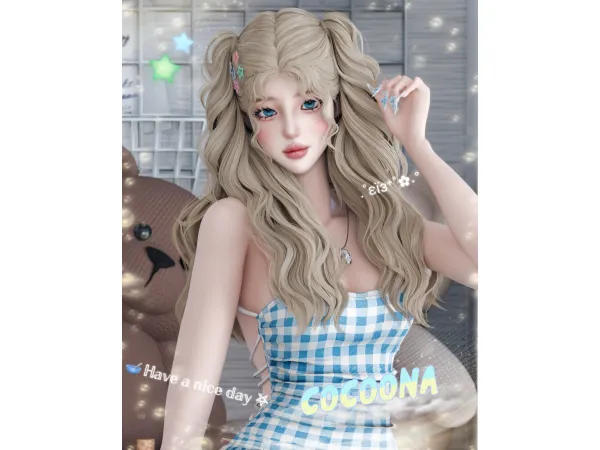 Cocoona_Life Makeover to SIMS 4 HAIR 01 by Cocoona_SIMS