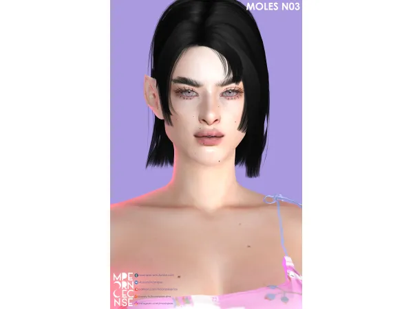 Alpha MOLES N03 by moonpresence - The Sims 4 Custom Content