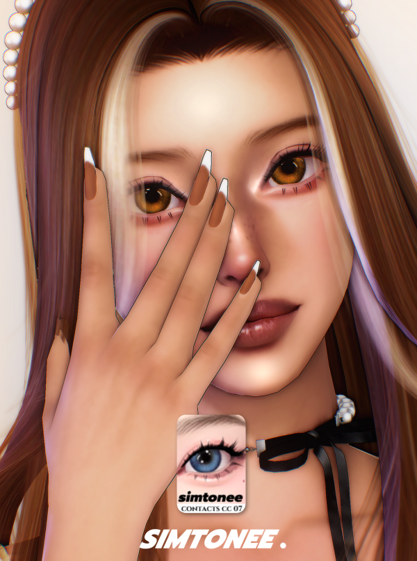 Mix Simtonee Eye Contacts 07 by simsfinds - The Sims 4 Custom Content
