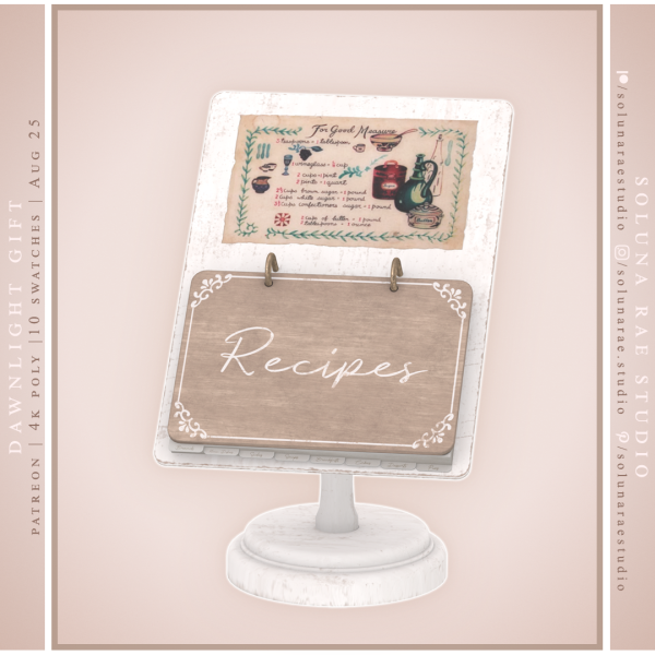 Alpha SolunaRae Dawnlight Gift Aug25 by solunarae - The Sims 4 Custom Content