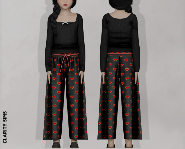 Alpha Musai Pants Child by clarity-sims - The Sims 4 Custom Content