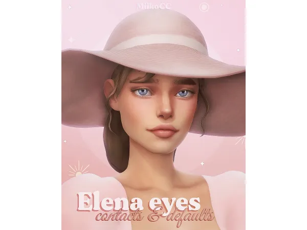 Elena eyes ~ contacts & defaults by Miiko