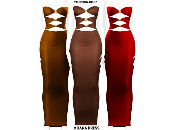 Alpha Moana Dress - The Sims 4 Custom Content