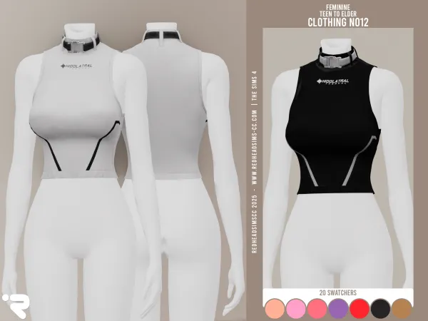 Alpha AF CLOTHING N012 - The Sims 4 Custom Content