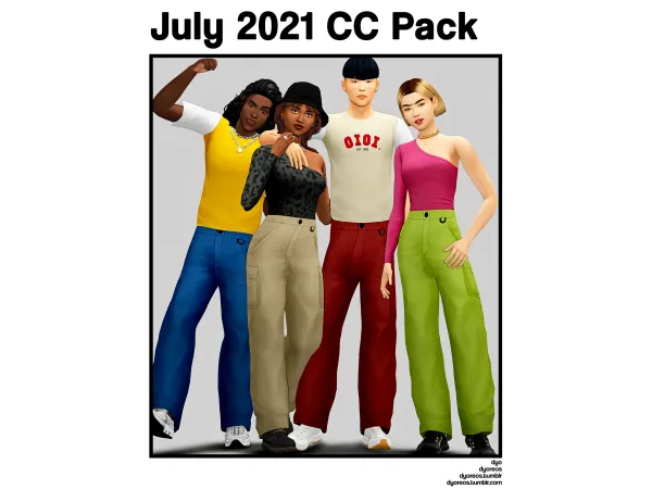 Maxis Match [Dyoreos] July 2021 Pack by dyoreos - The Sims 4 Custom Content