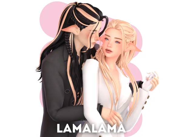 Maxis Match Hair Dorian - The Sims 4 Custom Content