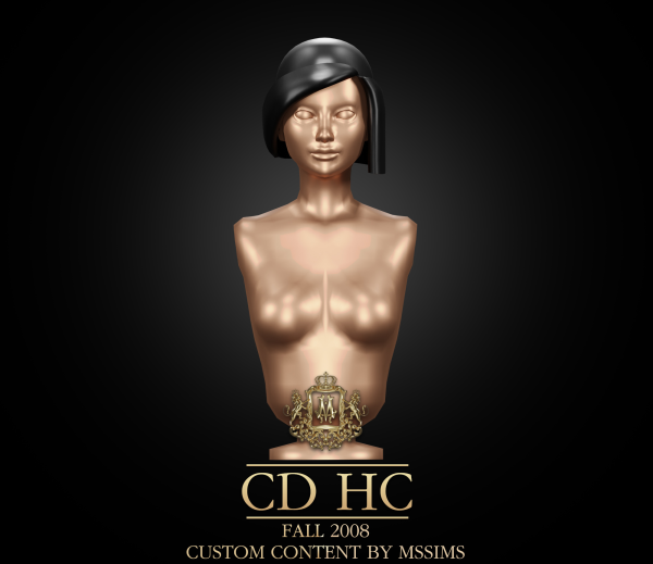 Alpha CD HC FALL 2008 SET HAT by simsfinds - The Sims 4 Custom Content