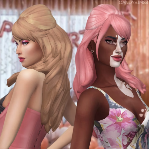 Maxis Match B DAY HAIR by simsfinds - The Sims 4 Custom Content