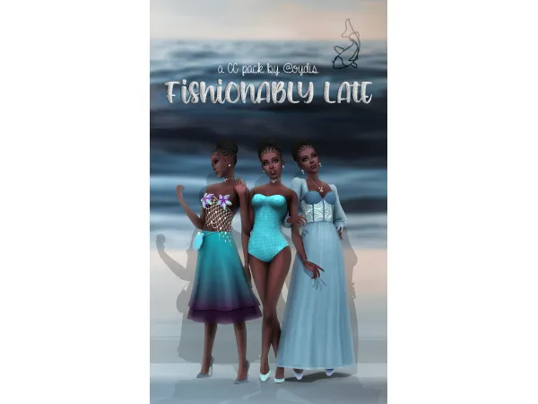 Maxis Match Fishionably Late by oydis - The Sims 4 Custom Content