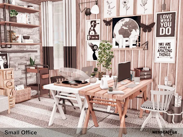 Mix Small Office - The Sims 4 Custom Content
