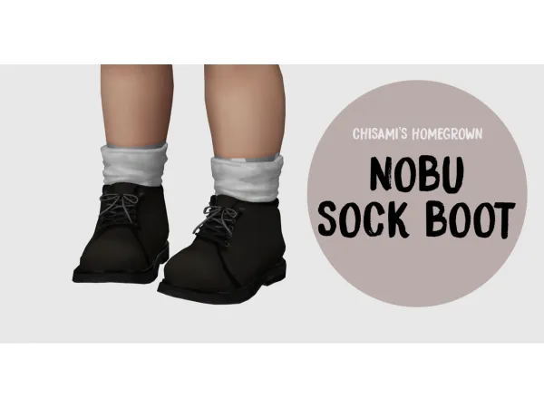 Maxis Match chisamiu2019s nobu sock boots by owlplumbob - The Sims 4 Custom Content