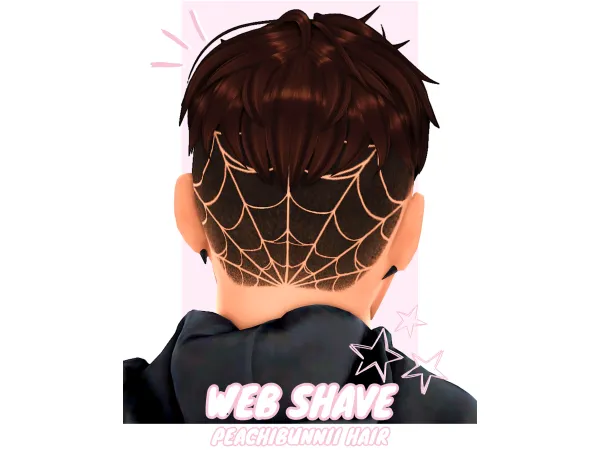 Maxis Match Web Shave Add Ons by Peachibunnii - The Sims 4 Custom Content