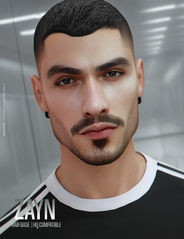 Alpha VOLKS HAIR BASE N06 [Ginger] by volkstonesims - The Sims 4 Custom Content