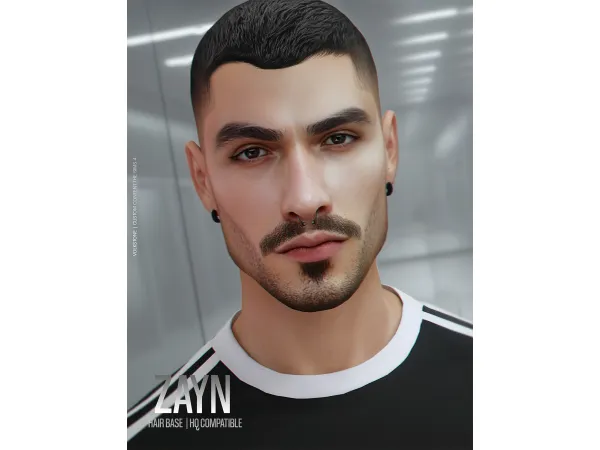 Alpha VOLKS HAIR BASE N06 [Ginger] - The Sims 4 Custom Content