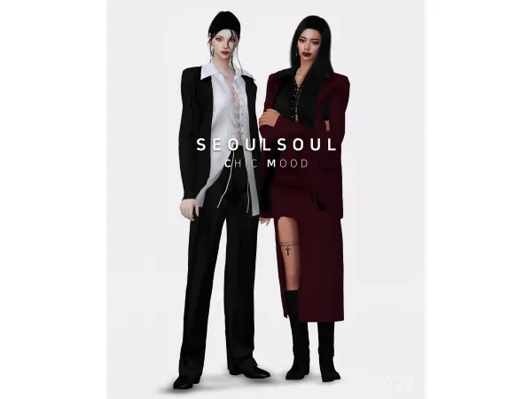 Alpha Chic Mood by SEOULSOUL - The Sims 4 Custom Content