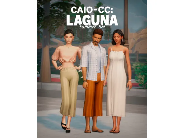 Maxis Match Laguna Set by caiocc - The Sims 4 Custom Content