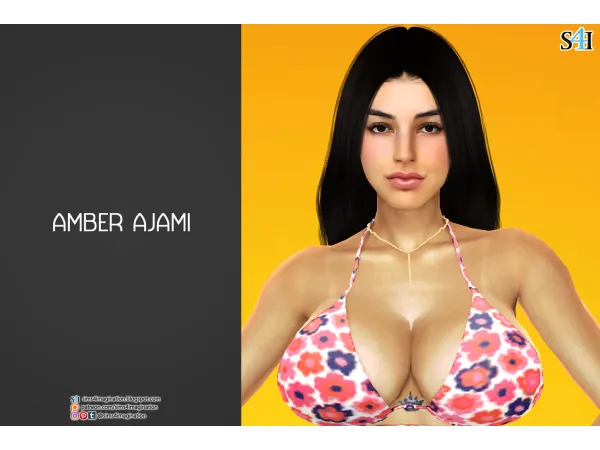 Alpha Amber Ajami by sims4imagination - The Sims 4 Custom Content